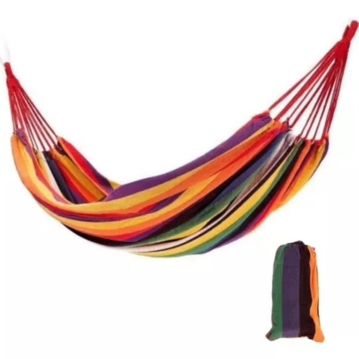 GENERICO - X2 Hamaca Camping Hamaca 1 Plaza Jardin Colgante Hamacas