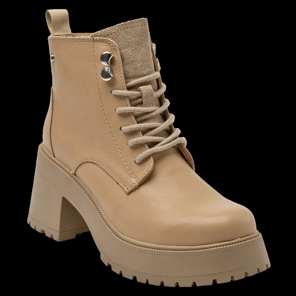 BRUNO ROSSI - Botin Casual Mujer Beige Bruno Rossi