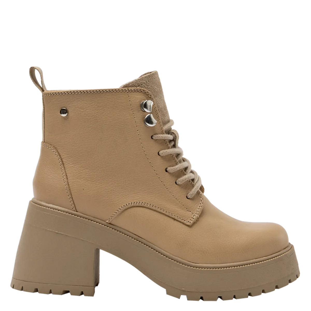 BRUNO ROSSI - Botin Casual Mujer Beige Bruno Rossi