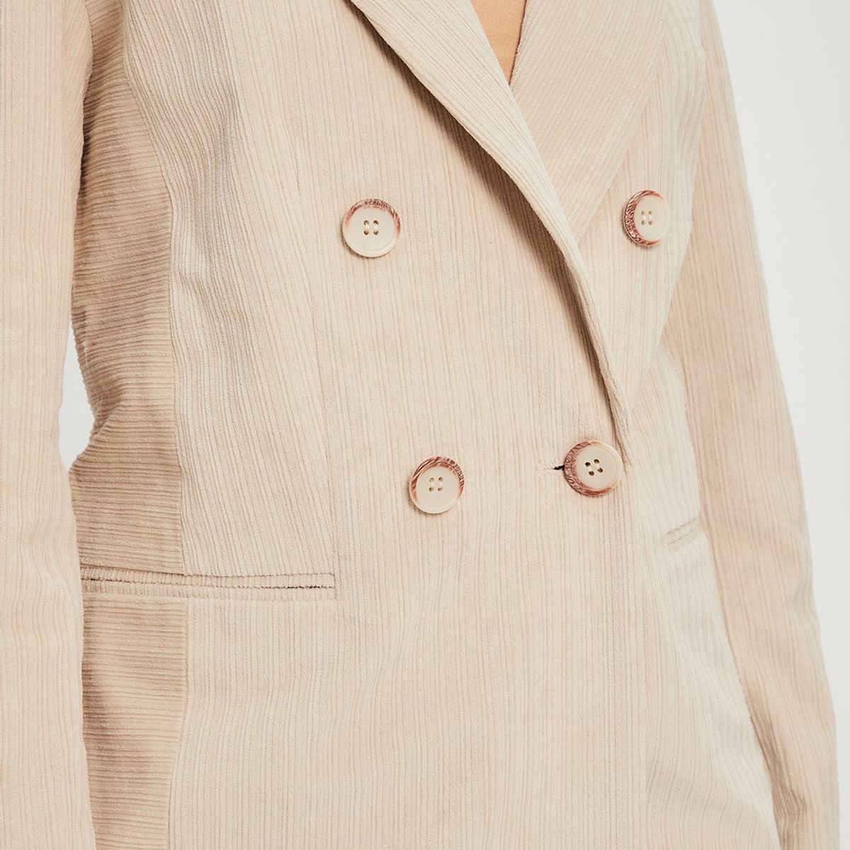 IO - Blazer Liso Beige iO