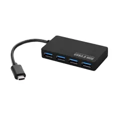 GENERICO - Adaptador Hub USB-C 3.1 a 4 Puertos USB 3.0 MacBook Pro