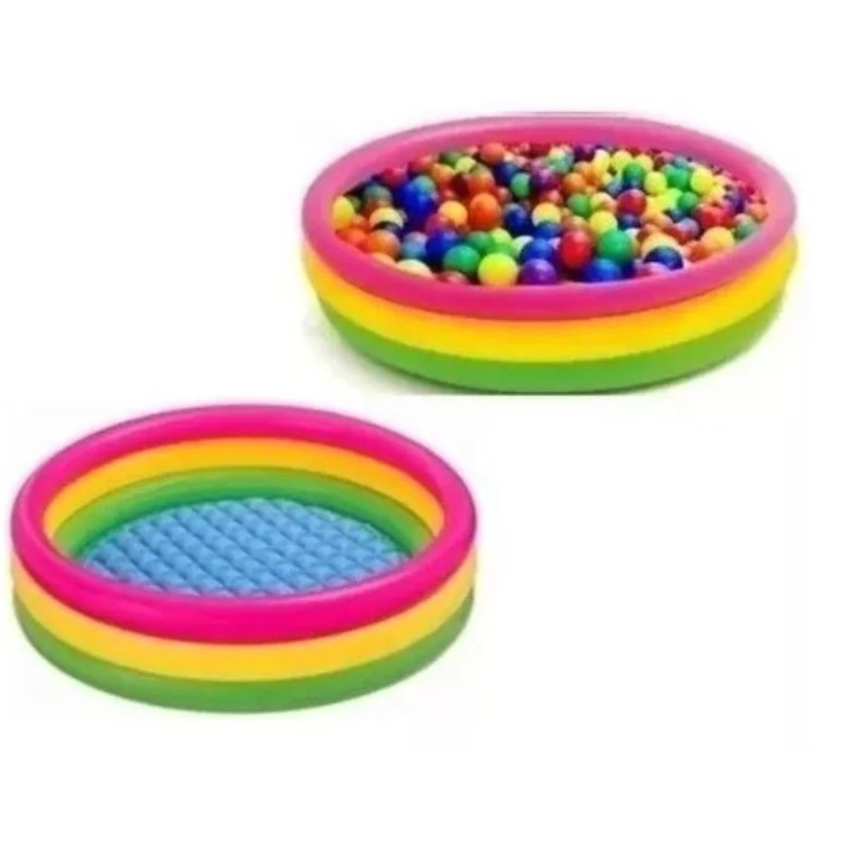 GENERICO - Piscina Inflable 60cm + 50 Pelotas Para Piscina
