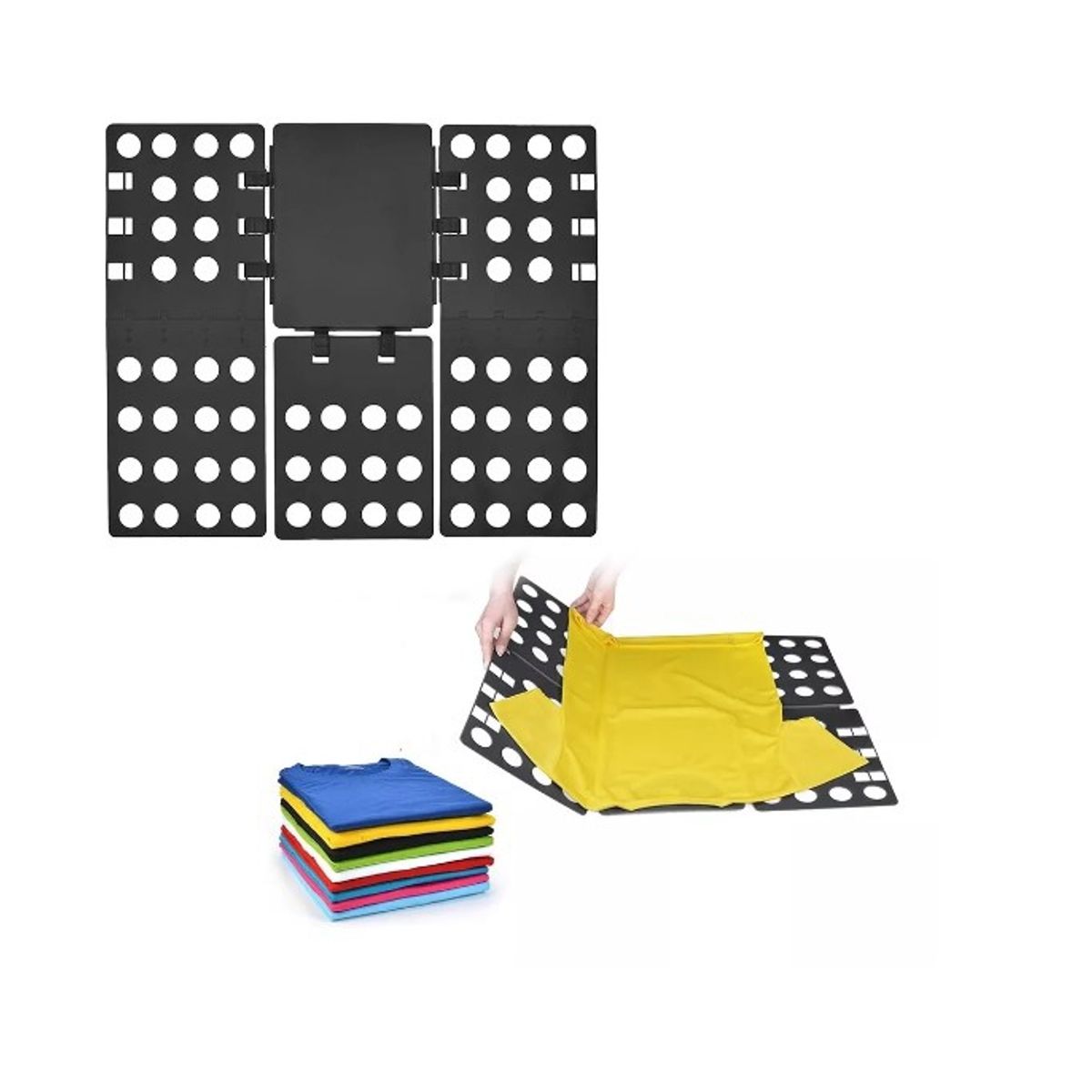 GENERICO - Organizador De Ropa Armario Polera Tabla Plegable