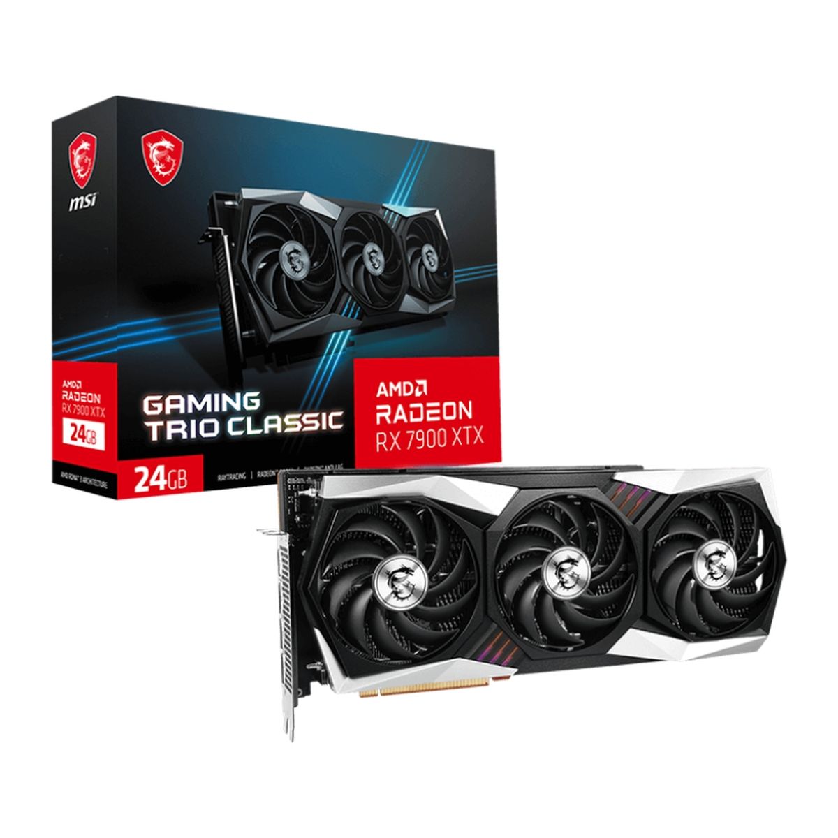 MSI - MSI Refurbished RX 7900 XTX Radeon GAMING TRIO CLASSIC 24G