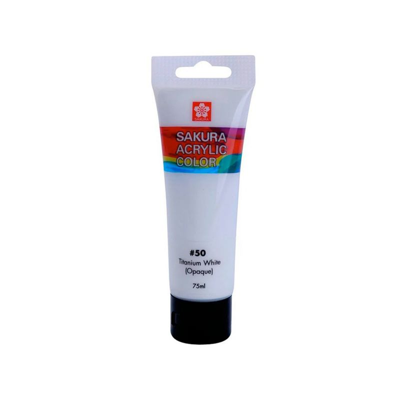SAKURA - Pintura Acrilica Sakura 75ml - Blanco Titanio