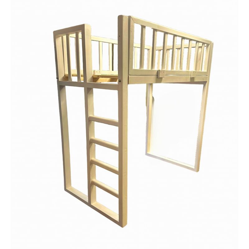 MPA DECOHOGAR - Cama en altura con baranda para niños - 1 plaza