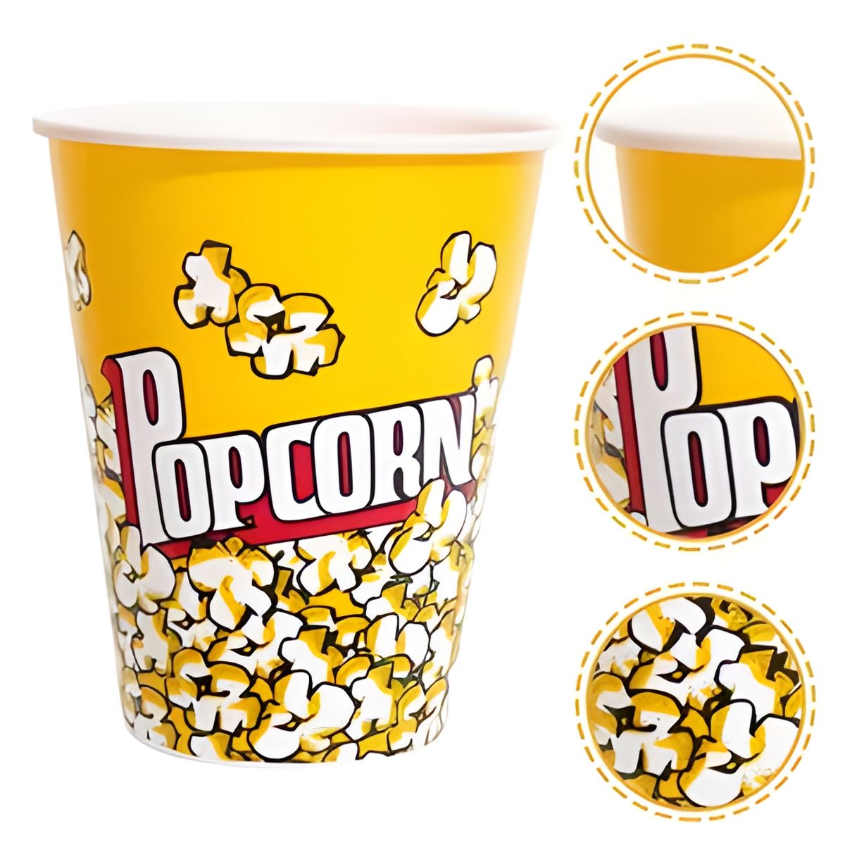 GENERICO - Balde De  Pop Corn Cabritas 1 Litro Plastico
