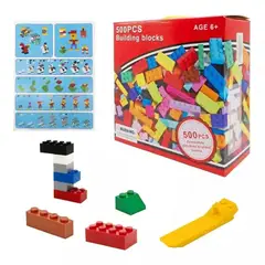 KUANGYE - Set De Bloques De Construccion 500pz Diferentes Tamaños 6+