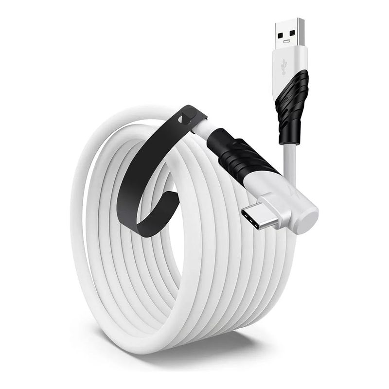KUANGYE - Cable Para Lente Oculus Link Usb-c A 3.0 (5 M) Carga Rapida
