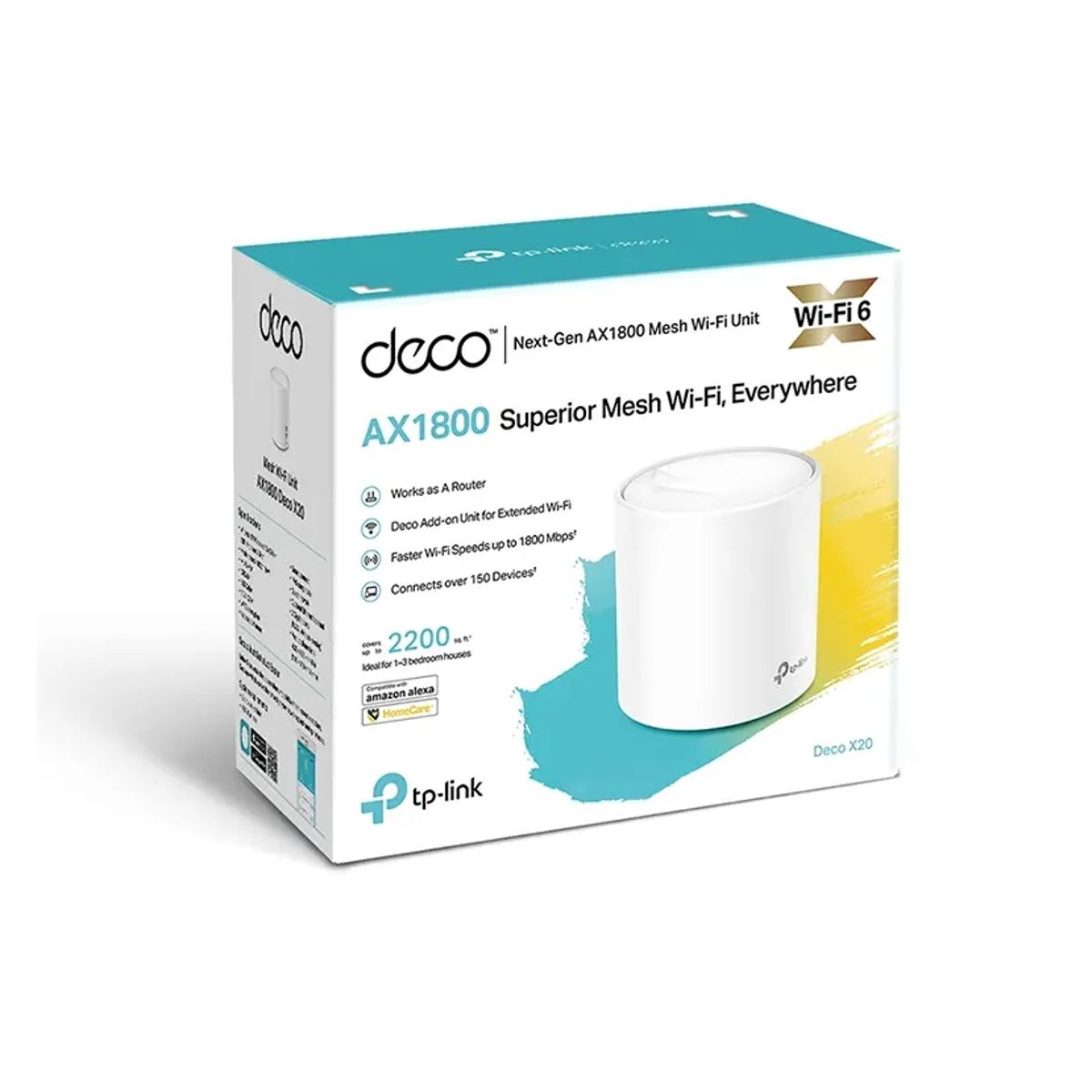 TP LINK - Router Tp-link Deco X20 Blanco 220v Wifi 6