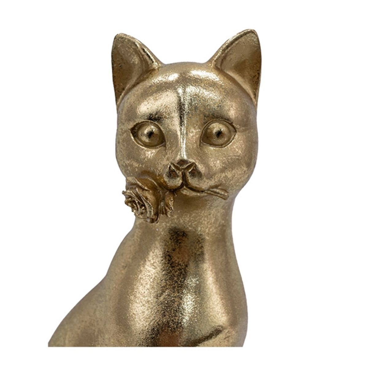 MSA MUEBLES SANTA ANA - Figura Gatita Flor en Boca