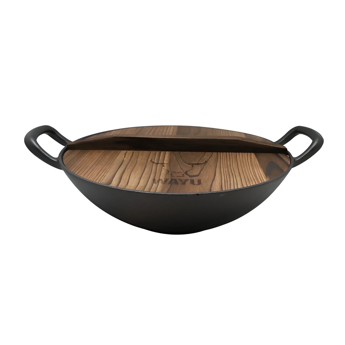 WAYU - Disco Hierro Fundido 32cm Wayu Con Tapa Asado Parrilla Cocina