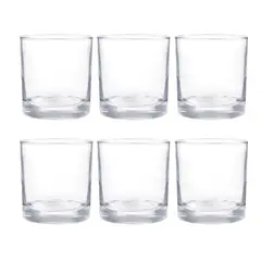 CRISTAR - Display 6 Vasos Bajos Modelo Lexington 311 ml Whisky Pisco