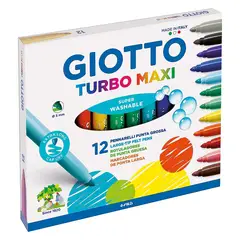 GIOTTO - Marcador Turbo Maxi 12 colores
