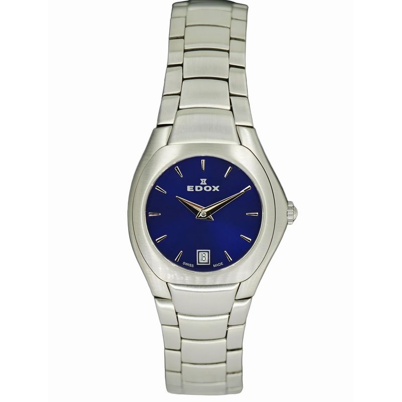 EDOX - Reloj Edox Classic Mujer Plateado 28mm