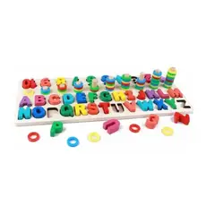 GENERICO - Juguete Didáctico Niños Puzzles De Número Y Letras Conteo