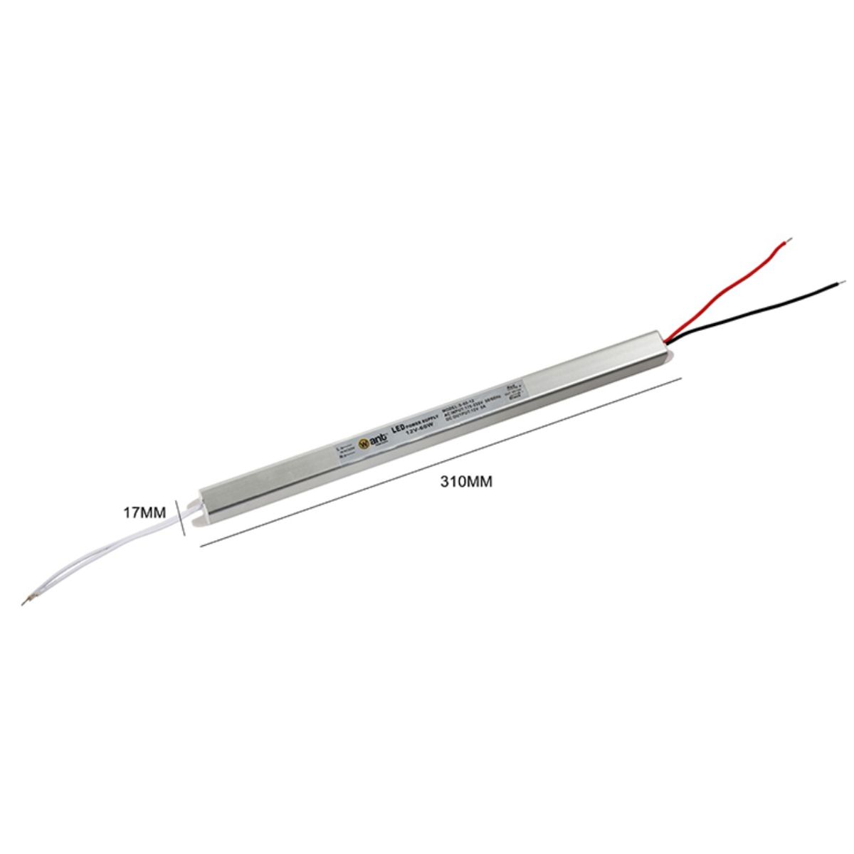 GENERICO - Fuente De Poder Slim 12v 60w Want