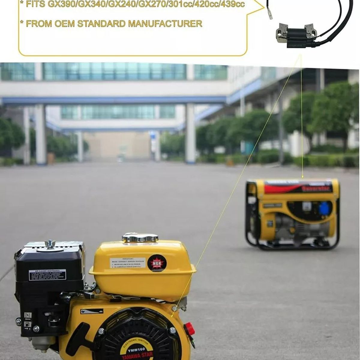 KUANGYE - Bobina De Encendido Generador 6500 7000 W