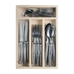 LAGUIOLE - SET 24 PIEZAS ACERO