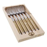 Set 6 tenedores marmol