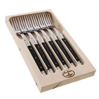 Set 6 tenedores negro