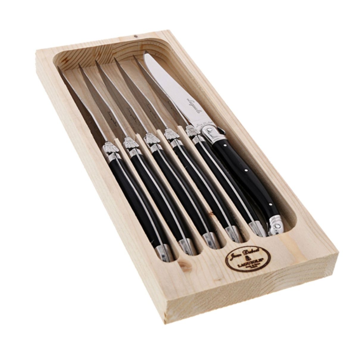 LAGUIOLE - SET 6 CUCHARAS DE MESA NEGRO