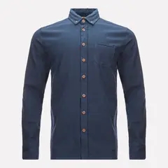 HAKA HONU - Camisa Hombre Clásica Azul Marino