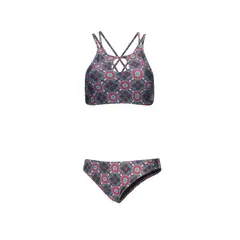 HAKA HONU - Traje de Baño Mujer Fondo de bikini Print Azul