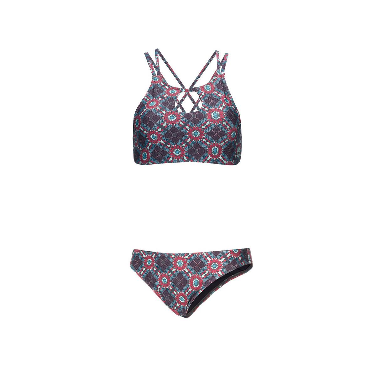 HAKA HONU - Traje de Baño Mujer Fondo de bikini Print Azul Haka Honu