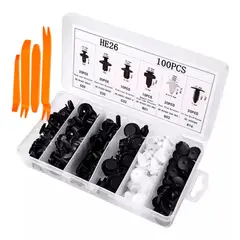 ESHOPANGIE - Clip Broche Automotriz Reparación 100 Pzs Mas Herramientas