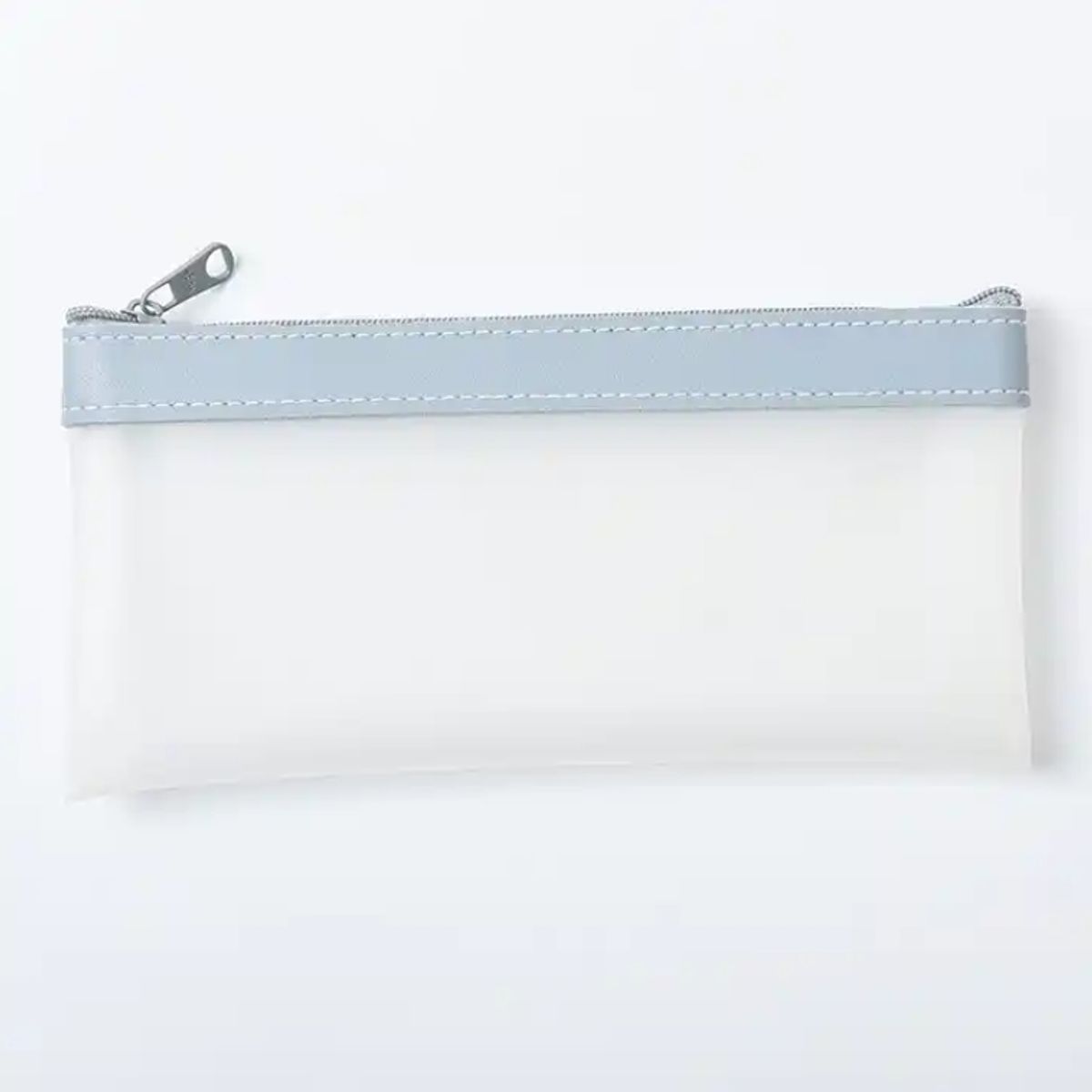 GENERICO - Estuche Para Lápices Transparente Modelo Nórdico - Celeste