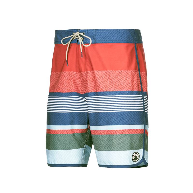 LIPPI - Short Hombre Performance Swimwear Azul Naranjo Verde Lippi