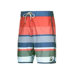 LIPPI - Short Hombre Performance Swimwear Azul Naranjo Verde