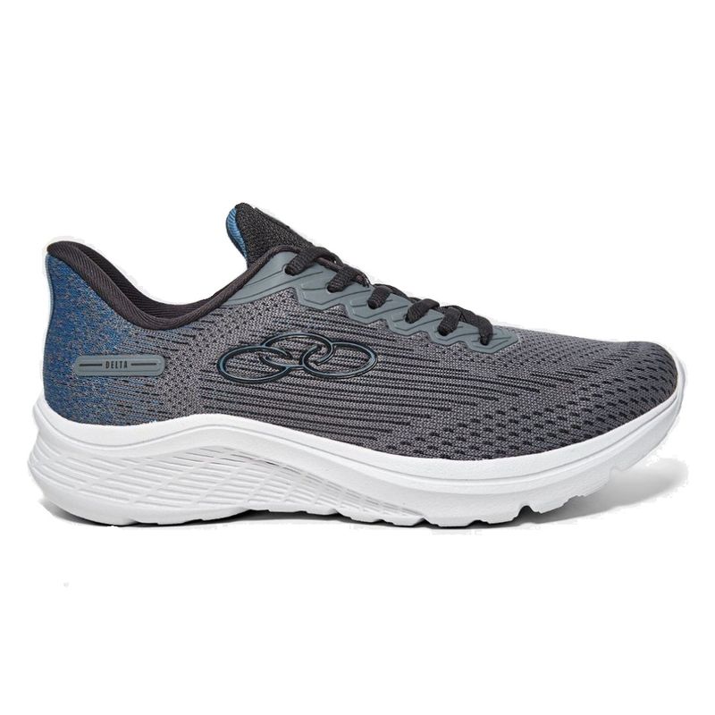 OLYMPIKUS - Zapatilla Hombre Delta Gris/Azul