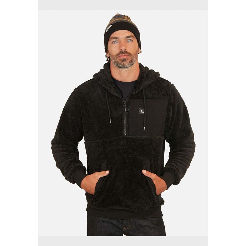 RIP CURL - Poleron Chiporro Esfaitry Negro Hombre Rip Curl