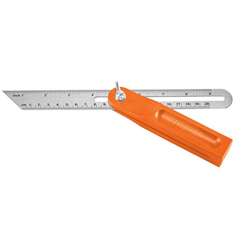 TRUPER - Escuadra Falsa Carpinteria 8 PLG Acero Inox.
