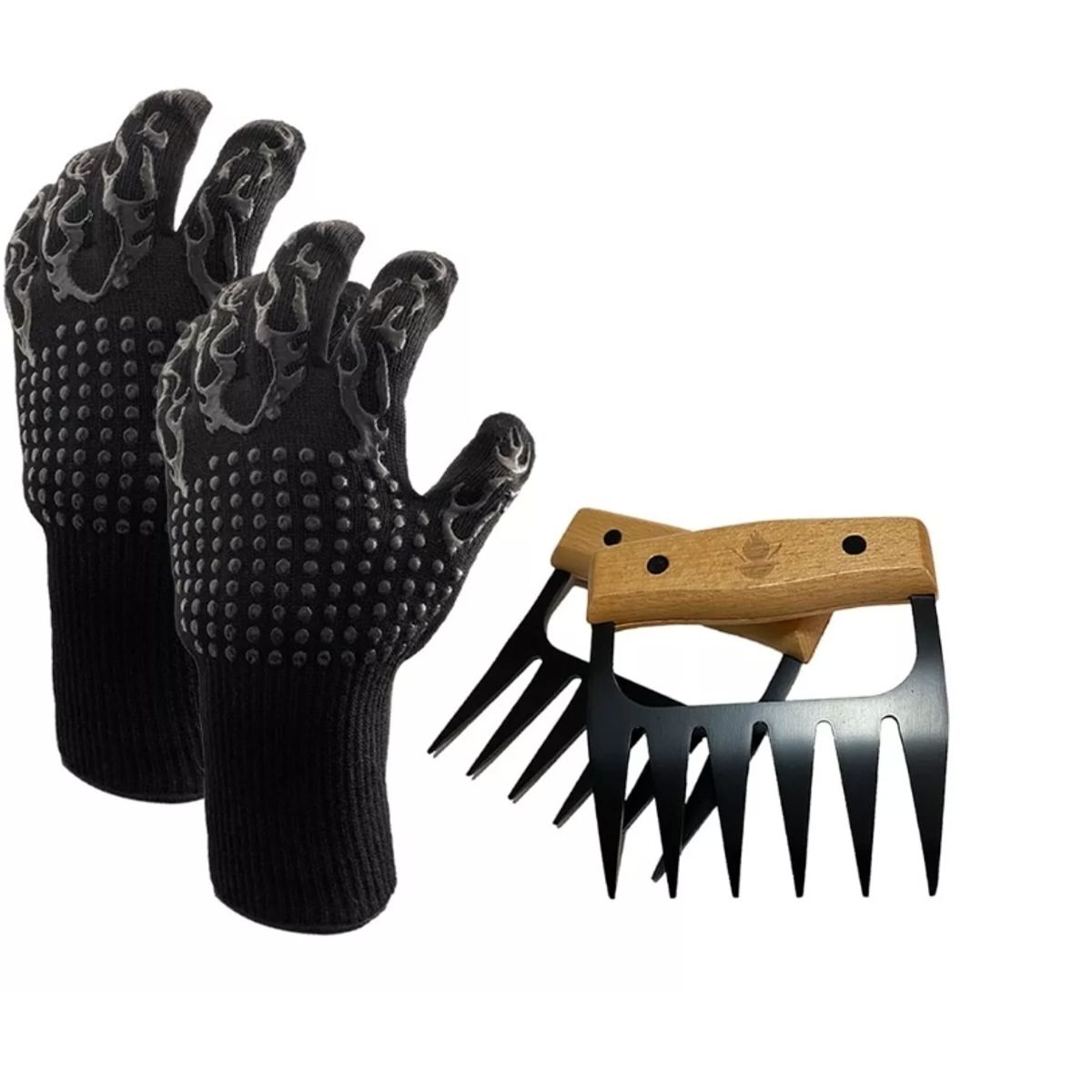 GENERICO - Kanka - Set 2 Garras De Oso Acero Inox. Premium Grosor 2x