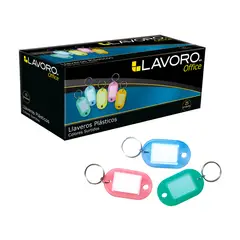 LAVORO - Pack 2 Llaveros plásticos
