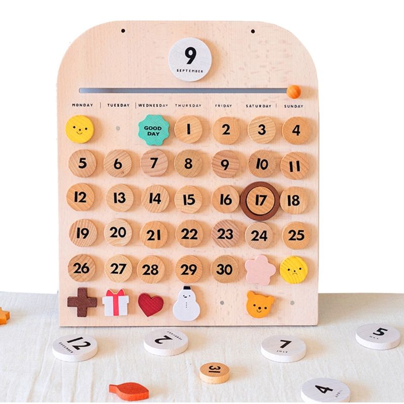 KIDSCOOL - JUEGO CALENDARIO MONTESSORI