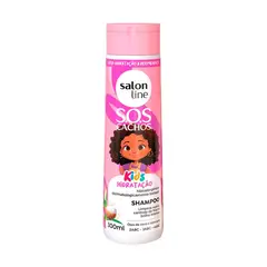 SALON LINE - Shampoo Rizos Limpieza Suave Control de Frizz Kids 300ml.