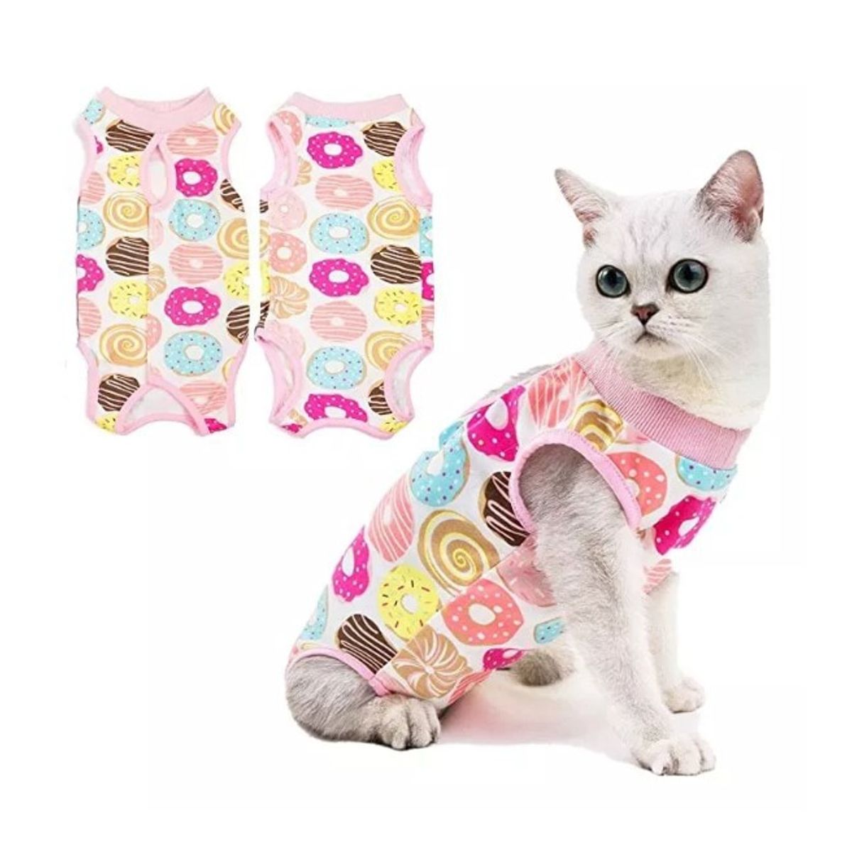 GENERICO - Fajas Postoperatorias Para Gato Y Perro Chaleco Mascotas.