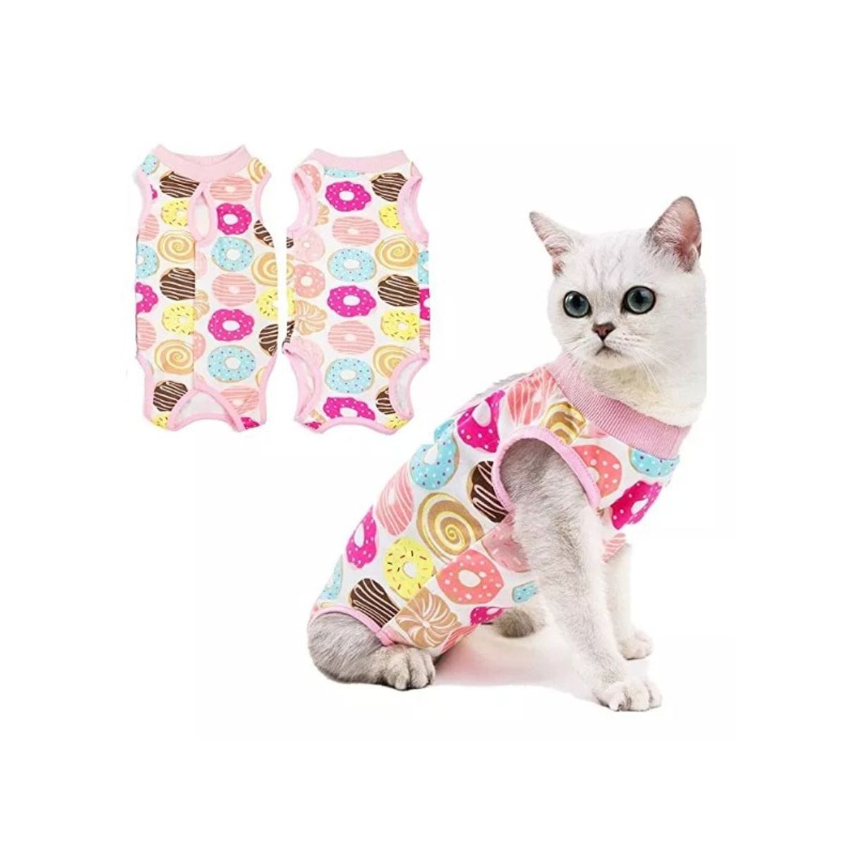 GENERICO - Fajas Postoperatorias Para Gato Y Perro Chaleco Mascotas.