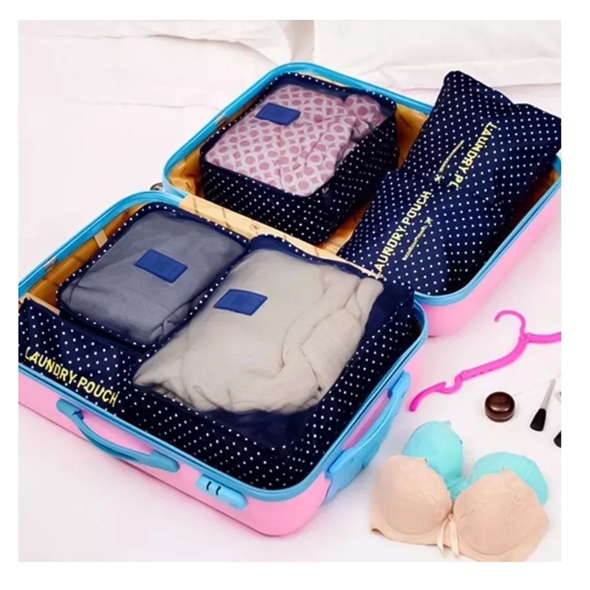 GENERICO - Organizador Set De 6 Bolsa De Almacenamiento Para Maletas