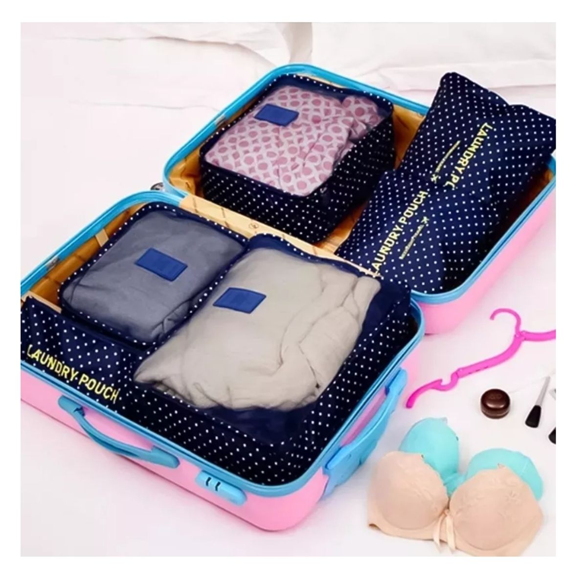 GENERICO - Organizador Set De 6 Bolsa De Almacenamiento Para Maletas