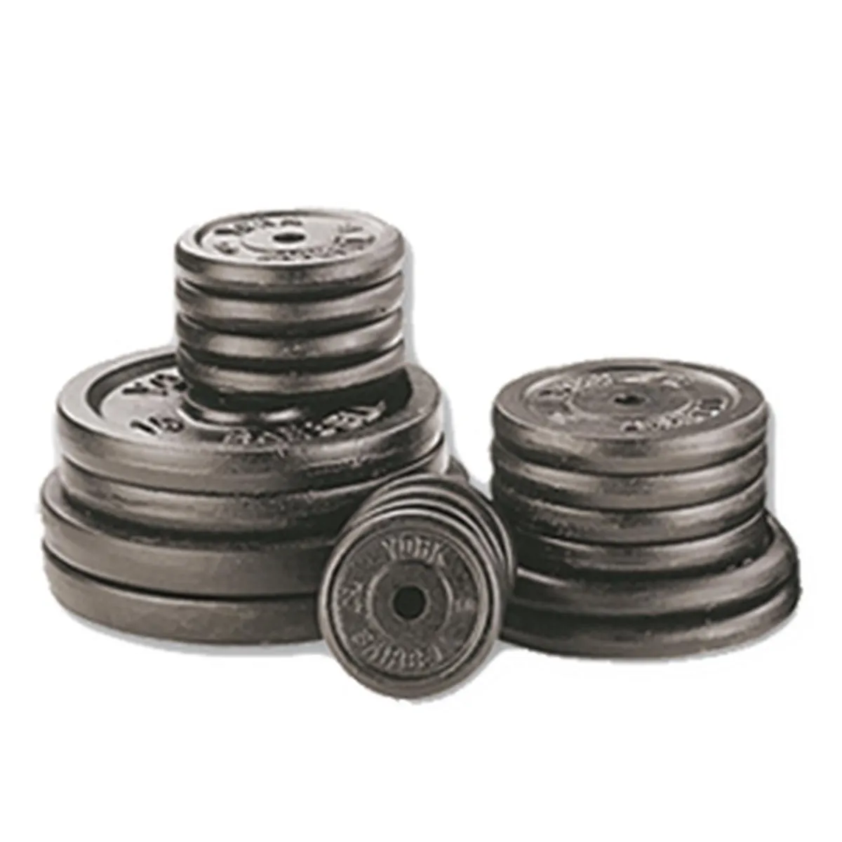 GENERICO - Disco de Acero 2 Kg Gris