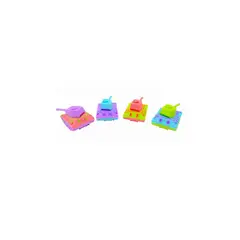 GENERICO - Juguete De Tanque 2pcs 4x4x6cm