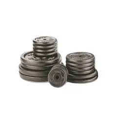 GENERICO - Disco de Acero 1 Kg Gris