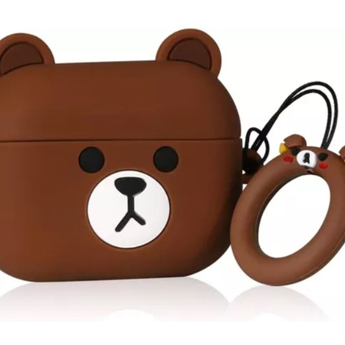 GENERICO - Funda Para AirPods Pro Muchos Modelos + Accesorios 6 En 1 Bear