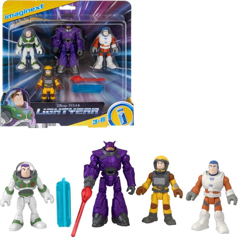 IMAGINEXT - Disney Pack De 4 Figuras Lightyear