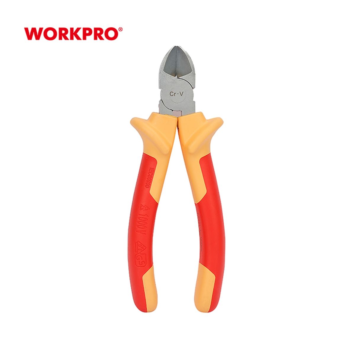 WORKPRO - ALICATE CORTE DIAGONAL AISLADOS VDE 6 WORKPRO